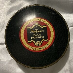 Vintage 1940s Max Factor’s Hollywood Tin (empty)